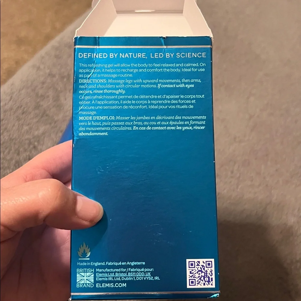 Elemis instant refreshing body massage gel. New in box